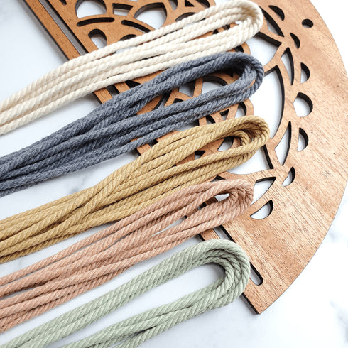 Half Circle Ombre Mahogany Macrame Take Home Kit