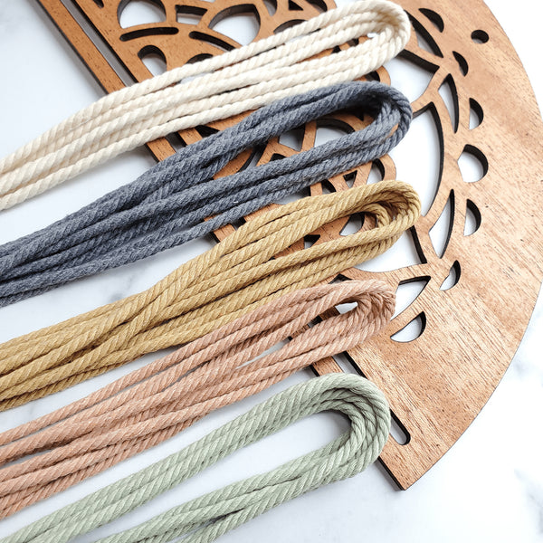 Half Circle Ombre Mahogany Macrame Take Home Kit