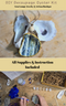 Decoupage Oyster Shell DIY Kit, Everything Included to Finish!